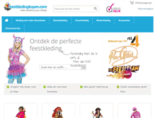 Tablet Screenshot of feestkledingkopen.com